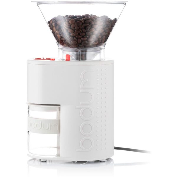 Bodum Sähkökäyttöinen Bistro-kahvimylly valkoinen