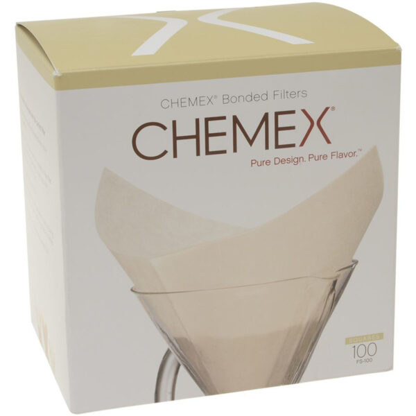 Chemex FS-100-suodatinpaperi (4–6 kuppia), 100 kpl