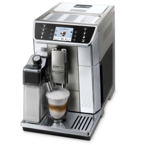 Espressokone DeLonghi ECAM650.55MS, musta/hopea