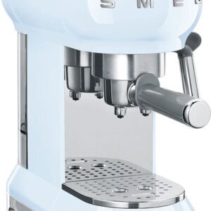 Espresso Kahvinkeitin Smeg, ECF01PBEU, 50-luvun tyyli, pastellinsininen