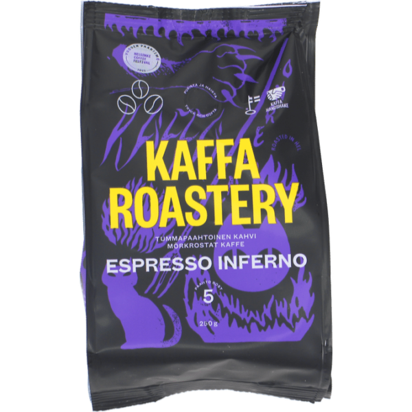 Kaffa Roastery Kahvipavut Tummapaahtoinen Espresso Inferno