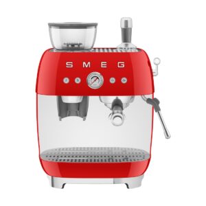 Smeg Smeg 50's Style espressokone kahvimyllyllä Punainen