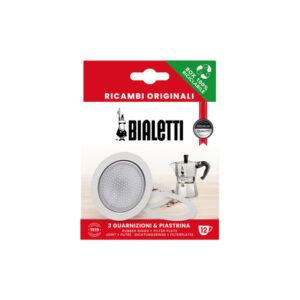 Bialetti tiivisteet ja suodatinkori alumiinista valmistettuihin 12 kupin mutteripannuihin