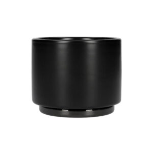 Cappuccino kuppi Fellow Monty Milk Art Matte Black, 190 ml