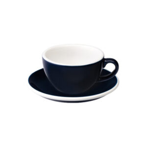 Cappuccino kuppi ja lautanen Loveramics Egg Denim, 200 ml