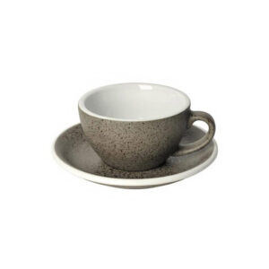Cappuccino kuppi ja lautanen Loveramics Egg Granite, 200 ml