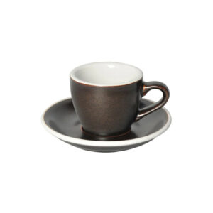 Espresso kuppi ja lautanen Loveramics Egg Gunpowder, 80 ml