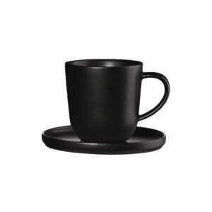 Espressokuppi ja lautanen Asa Selection Coppa Kuro, 80 ml