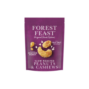 Forest Feast maapähkinät & cashewpähkinät hunajalla ja merisuolalla, 120 g