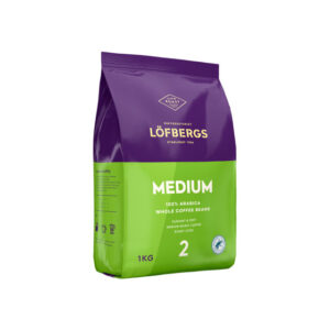 Kahvipavut Löfbergs Medium Roast Rainforest Alliance, 1 kg