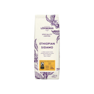 Luomu kahvipavut Löfbergs Ethiopian Sidamo Fairtrade, 500 g