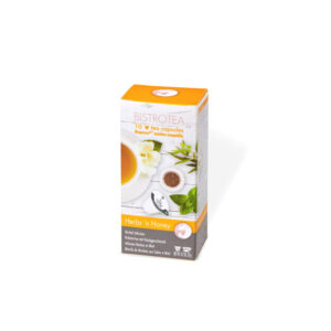 Luomuteekapselit Nespresso®-koneisiin Bistro Tea Herbs'n Honey, 10 kpl.