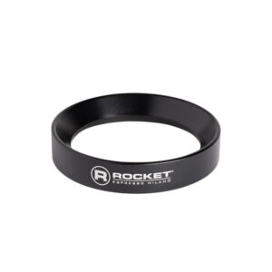 Magnetilla annostelusuppilo Rocket Espresso (Matta musta) 58mm