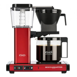 Moccamaster Optio Red Metallic kahvinkeitin - metallinen punainen