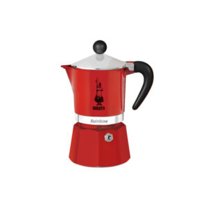 Mutteripannu Bialetti Moka Rainbow 3-cup Red