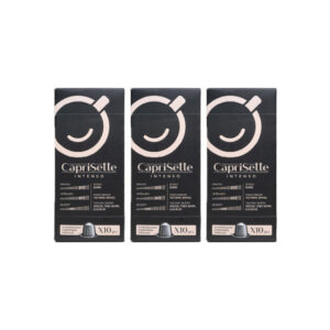 Nespresso® koneisiin sopivat kahvikapselit Caprisette Intenso, 3 x 10 kpl.