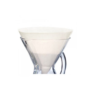 Taittelematon kahvin suodatinpaperi Chemex Circles, 100 kpl.