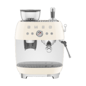 Smeg Smeg 50's Style espressokone kahvimyllyllä Kermanvalkoinen