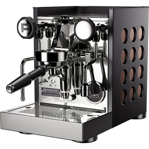 Appartamento TCA espressokeitin, musta/kupari