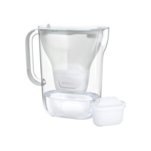 BRITA Style Essential LED vedensuodatinkannu 2.4 L valkoinen + vedensuodatin