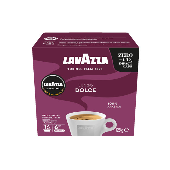 Kahvikapselit Lavazza®-koneille Lavazza A Modo Mio Lungo Dolce, 16 kpl.