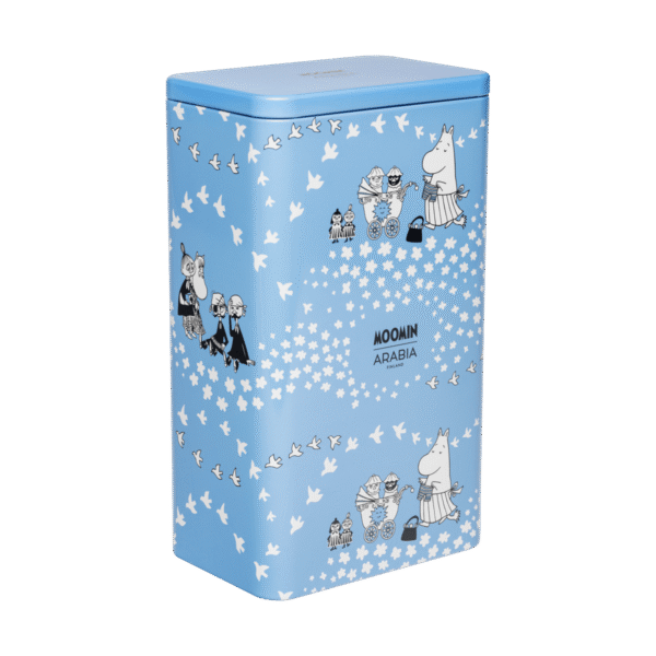 Moomin Arabia Fred muumi kahvipurkki 11,2x7,8x19,2 cm Sininen