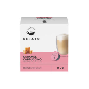 NESCAFÉ® Dolce Gusto® -koneisiin sopivat kahvikapselit CHiATO Caramel Cappuccino, 16 kpl.