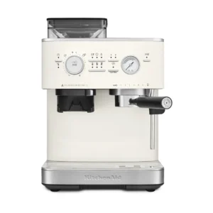 KitchenAid KitchenAid puoliautomaattinen espressokone jauhimella Porcelain white.