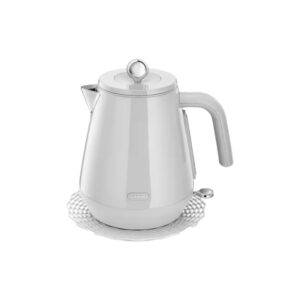 DeLonghi Eclettica Whimsical White KBY2001.W vedenkeitin – valkoinen, käytetty