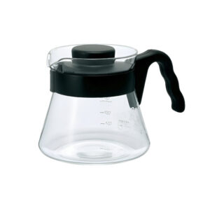 Hario V60 lasinen kahvikannu, 700 ml – musta