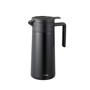 Hario kaksiseinäinen termospannu keraamisella pinnoitteella, 800 ml – musta