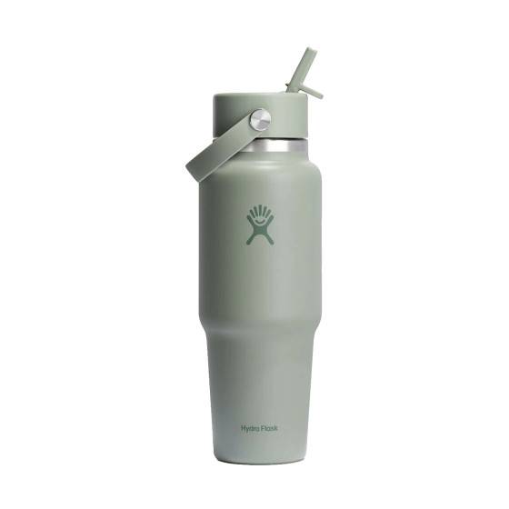 Hydro Flask Wide Mouth Flex Straw Cap Tonal Agave juomapullo, 946 ml