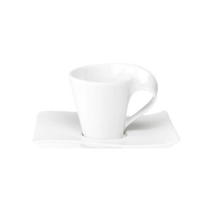 Kahvikuppi ja aluslautanen Villeroy & Boch NewWave Caffe, 2 x 140 ml