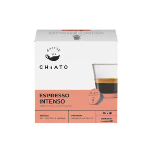 NESCAFÉ® Dolce Gusto® -koneisiin sopivat kahvikapselit CHiATO Espresso Intenso, 16 kpl.